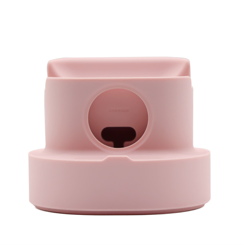 Silikónová stolná nabíjačka 3v1 pre Apple zariadenia: iPhone, Apple Watch, slúchadlá