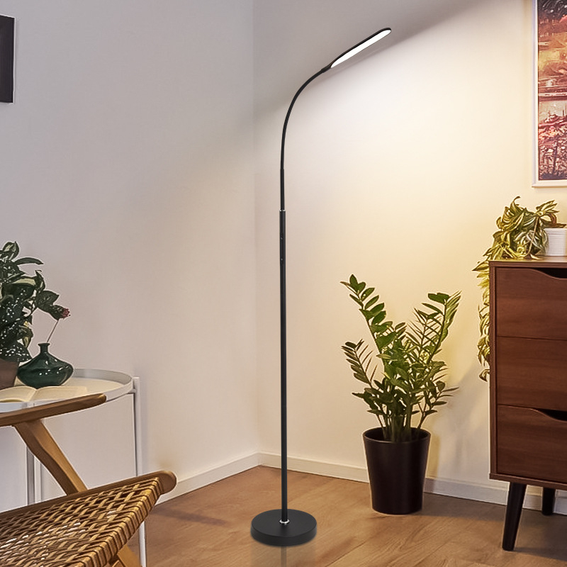 Δαπέδιο φωτιστικό με τηλεχειριστήριο, LED φωτισμός, ρυθμιζόμενο ύψος, περιοχή ακτινοβόλησης 5-10 m², CRI 80-90