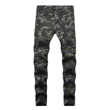 Дънки - Slim-Fit, средна талия, дънков плат 95% памук, множество джобове