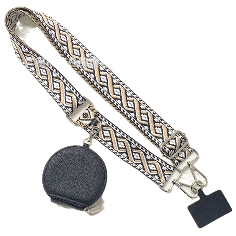 Fifan naramenica za rame, podesiva dužina, poliester, višefunkcionalni lanyard s malom torbicom