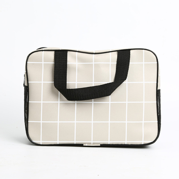 Τσαντάκι περιποίησης – κυβοειδές δερμάτινο, μοντέλο DH-25854, για ταξίδια, αποθήκευση