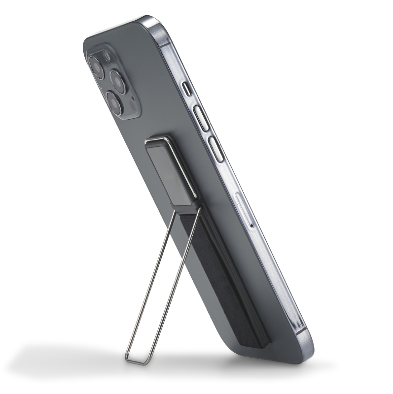 Suport pentru telefon cu inel și curea de mână – anti-cădere, ABS + bandă elastică + arc din oțel inoxidabil + bandă dublu adezivă