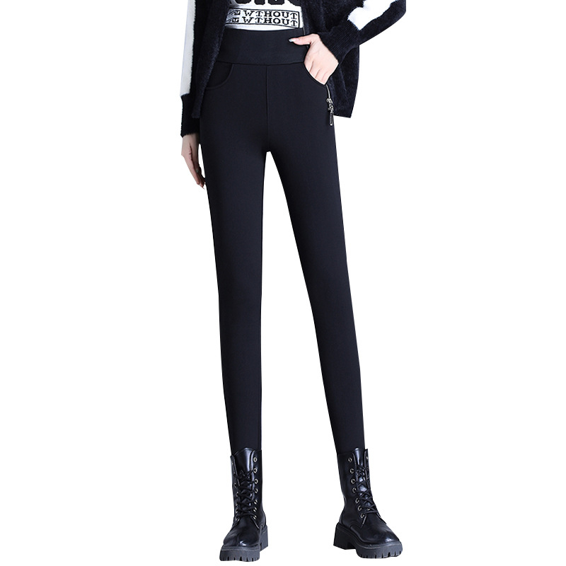 Sieviešu augsta vidukļa legingi no kompozīta velūra, ultra biezas, saglabā siltumu