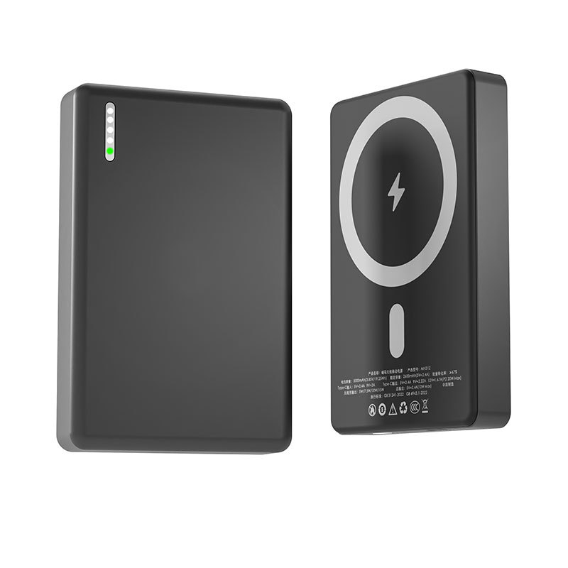 Магнитна безжична преносима батерия за зареждане, PD3.0 20W, 10000mAh, алуминиево тяло, модел MH805