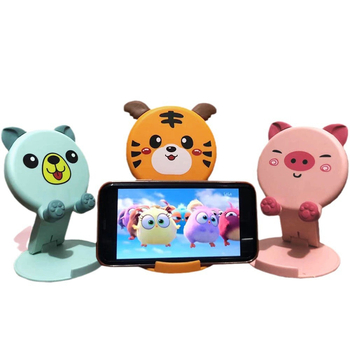 Държач за телефон с животински мотиви - мързелив държач, пластмасов, анимационен стил, универсален за телефон и таблет, с персонализация