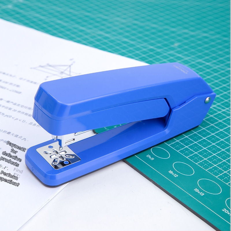Deli 0434 περιστρεφόμενος stapler, για μαθητές, ενισχυμένη κατασκευή, No.12 standard, πολυλειτουργικές γραφειακές προμήθειες