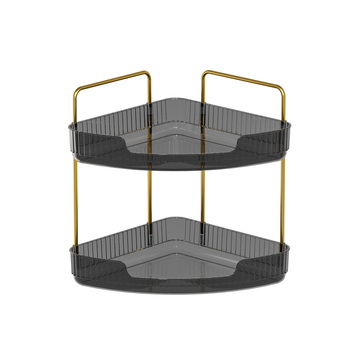 3-επίπεδη πλαστική επιτραπέζια μονάδα αποθήκευσης, πολυλειτουργικός οργανωτής μακιγιάζ, κουζίνα και μπάνιο