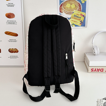 Σακίδιο πλάτης για σχολείο, υπερ-ελαφρύ νάιλον, αντι-κλοπή, κυρτός ιμάντας ώμου, γεωμετρικό μοτίβο, για μαθητές γυμνασίου, φθινοπωρινή έκδοση 2024
