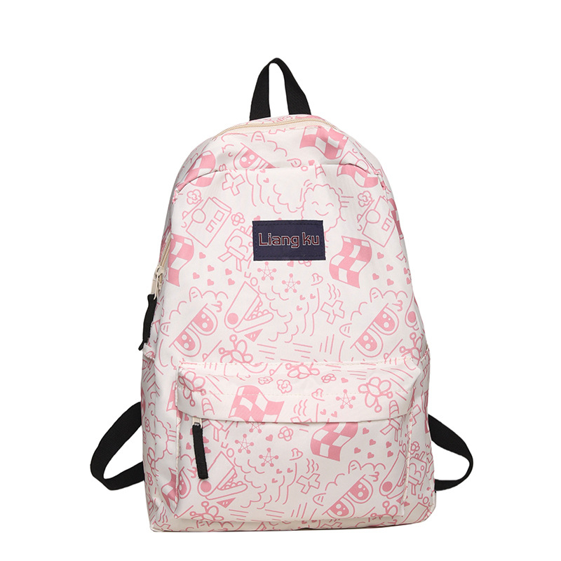 Σακίδιο πλάτης για σχολείο, υπερ-ελαφρύ νάιλον, αντι-κλοπή, κυρτός ιμάντας ώμου, γεωμετρικό μοτίβο, για μαθητές γυμνασίου, φθινοπωρινή έκδοση 2024