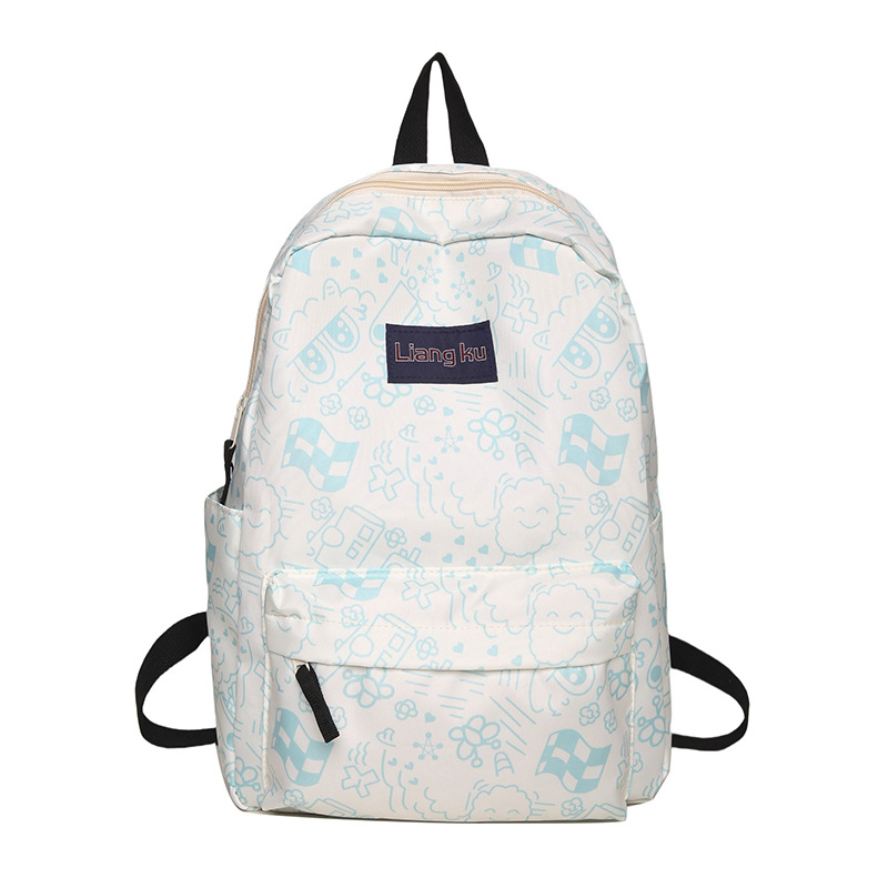 Σακίδιο πλάτης για σχολείο, υπερ-ελαφρύ νάιλον, αντι-κλοπή, κυρτός ιμάντας ώμου, γεωμετρικό μοτίβο, για μαθητές γυμνασίου, φθινοπωρινή έκδοση 2024