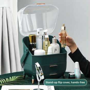 Κοντέινερ αποθήκευσης καλλυντικών για γραφείο, πλαστικό, 18L χωρητικότητα, ιαπωνικό στυλ, με τυπωμένο λογότυπο, κατάλληλο για χρήση σε αυτοκίνητο