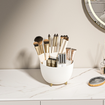 Κουτί αποθήκευσης καλλυντικών με περιστρεφόμενο καπάκι, 18L, μοντέλο 903, PP+PET