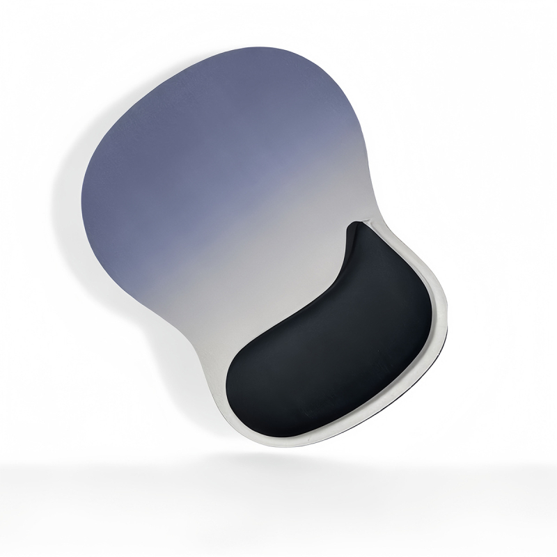 Atmiņas putu rokas balsts pelēm ar ūdens pilienu dizainu, ergonomisks, pretslīdošs, ar injekciju ražots, silikona gumijas pamats