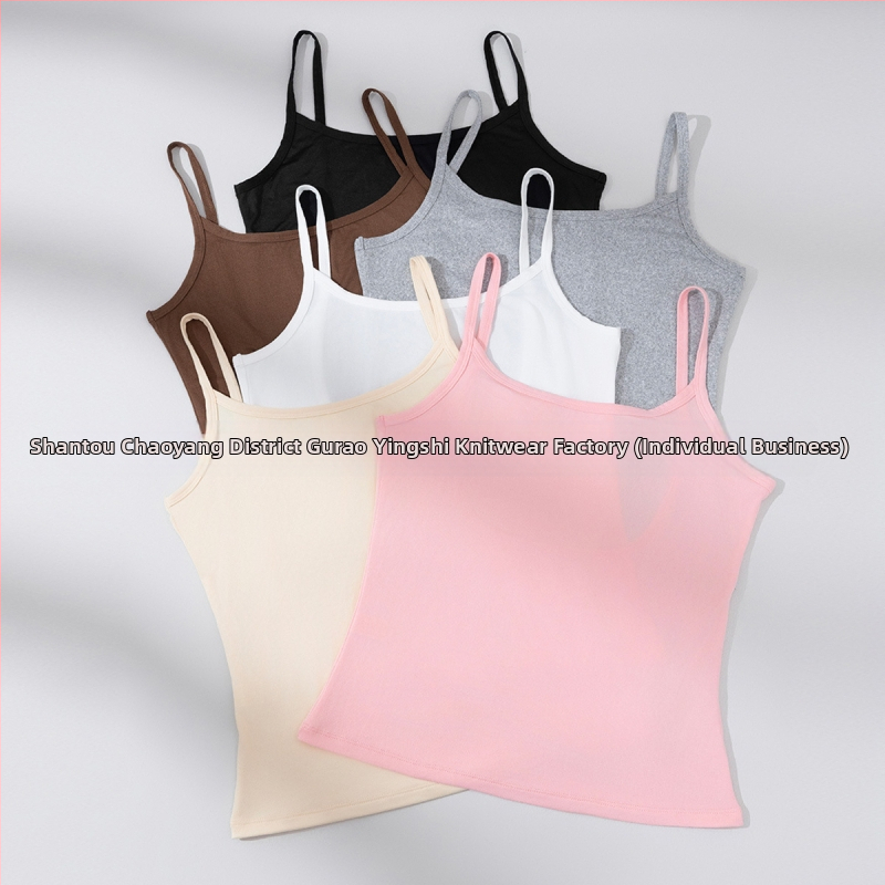 Потник от найлон, секси без гръб с разрези, дишащ, кръгло деколте, съдържание на найлон 80–90%, подходящ за всички сезони