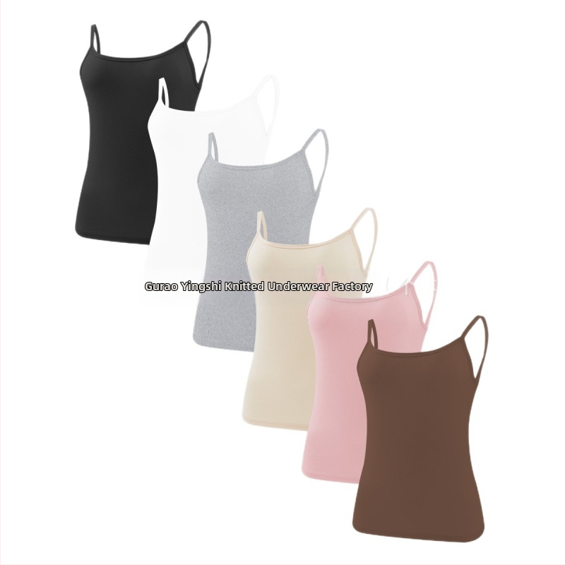 Потник от найлон, секси без гръб с разрези, дишащ, кръгло деколте, съдържание на найлон 80–90%, подходящ за всички сезони