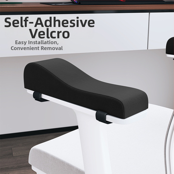 Μαξιλαράκι βραχίονα για καρέκλα, αφρός μνήμης, βελούδινο μαξιλαράκι, μονόχρωμο σχέδιο, ευρεία συμβατότητα