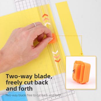 ZEQUAN κοπτήριο χαρτιού, τύπος ολίσθησης, κοπή διπλής κατεύθυνσης, μοντέλο 810, πλαστικό