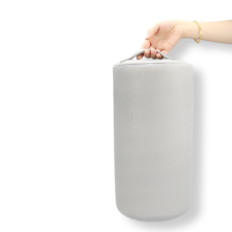 Подложка за крак за бюро – полукръгла форма, паметна пяна, полуцилиндрична конструкция, височина 5–10 см, калъф полиестер‑памук, персонализиране