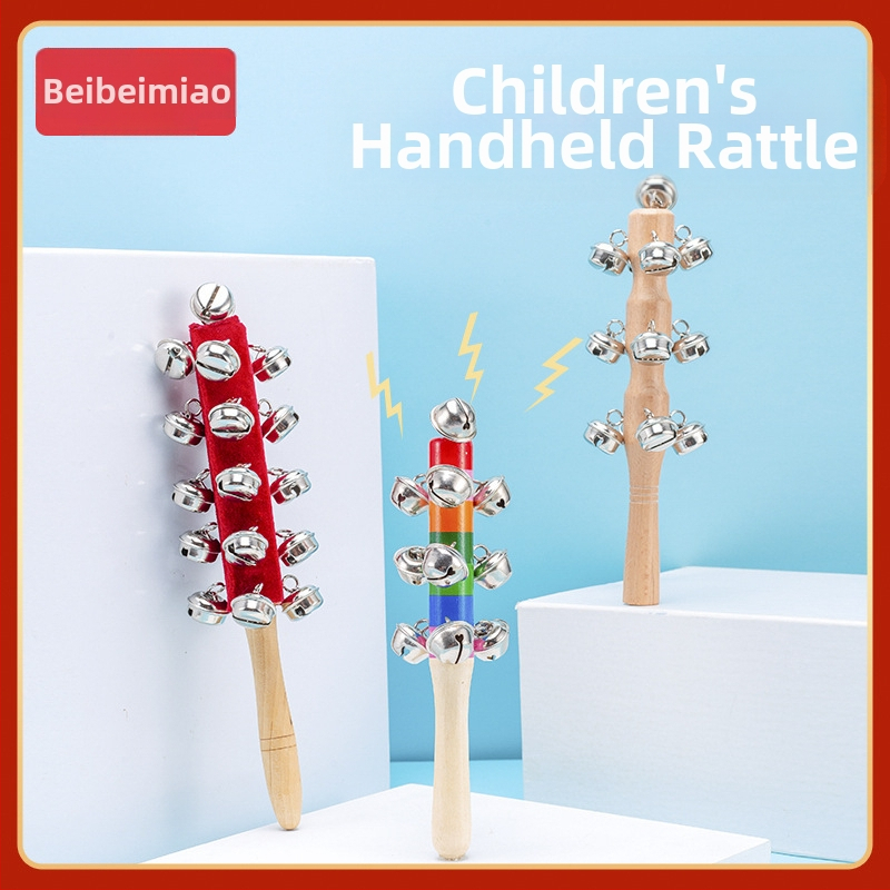 Ξύλινο παιδικό κουδουνάκι σε στυλ Όρφ με 13 καμπάνες