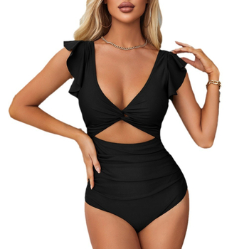 Γυναικείο ολόσωμο μαγιό, χωρίς μανίκια, με ενσωματωμένες επενδύσεις στήθους, μονοχρωματικό σχέδιο, πολυεστέρας/ελαστάν 82/18, βάρος 290 γρ