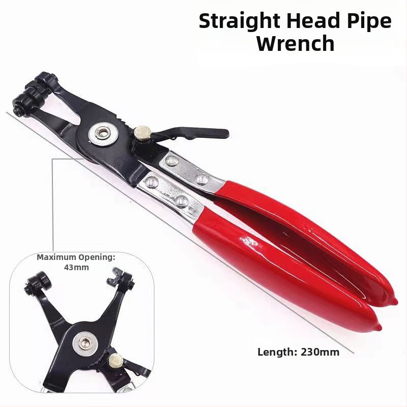 Клещи за автомобилни водни тръби — право гърло за тръбни пакети, 65# стомана