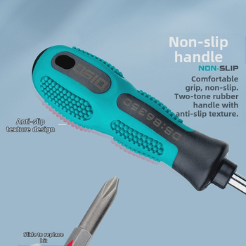 Свързващ инструмент за отвертки с адаптерна втулка и дръжкова пръчка