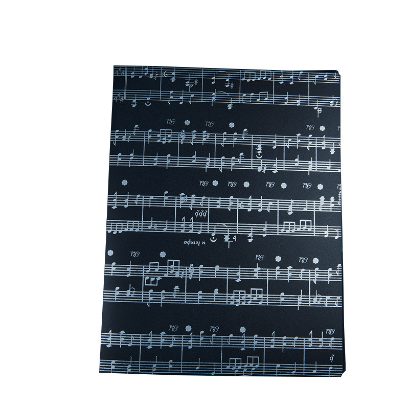 Folder za partiture s 40 stranica, PVC materijal, za klavir partiture, OPP pakiranje