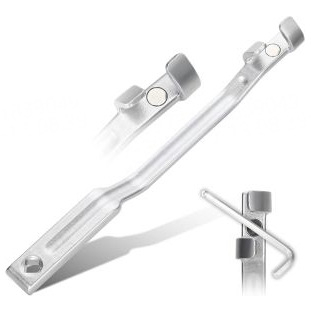 Разширителен прът за гаечен ключ за електрически гайковерт, 45# стомана, 0,75 кг, универсален удължителен инструмент