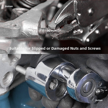 Извличач за болтове и винтове за отстраняване на счупени болтове със счупена глава, винтове без глава и цилиндрични щифтове