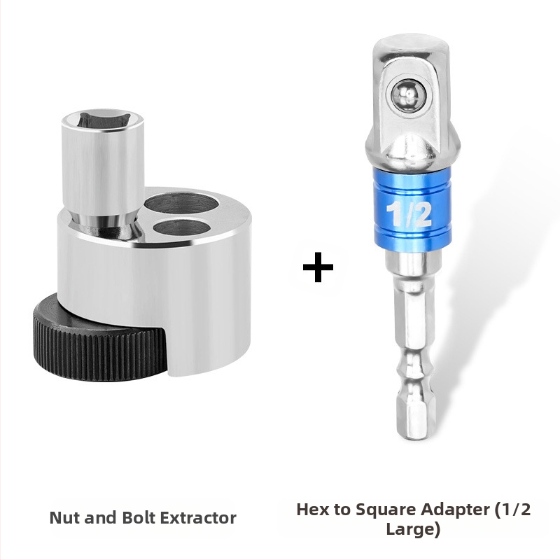 Извличач за болтове и винтове за отстраняване на счупени болтове със счупена глава, винтове без глава и цилиндрични щифтове