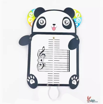 Spectrum board για αναγνώριση της πενταγράμμου γραφής με ζωικό καρτούν σχέδιο, διδακτικά μέσα για πιάνο, κινητή εκπαιδευτική επιφάνεια και διδασκαλία θεωρίας μουσικής.