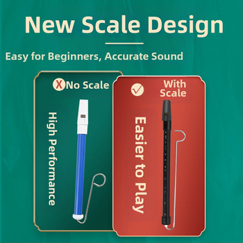 Флейта със плъзгащ дизайн, единична спецификация, опакована в кутия, за музикални инструменти