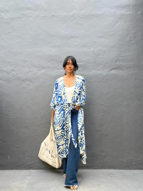 Γυναικείος παραλιακός cardigan από rayon, με 100% βαμβακερή επένδυση, 280 g, κατάλληλο για κολύμβηση και βάδισμα σε ρηχά νερά