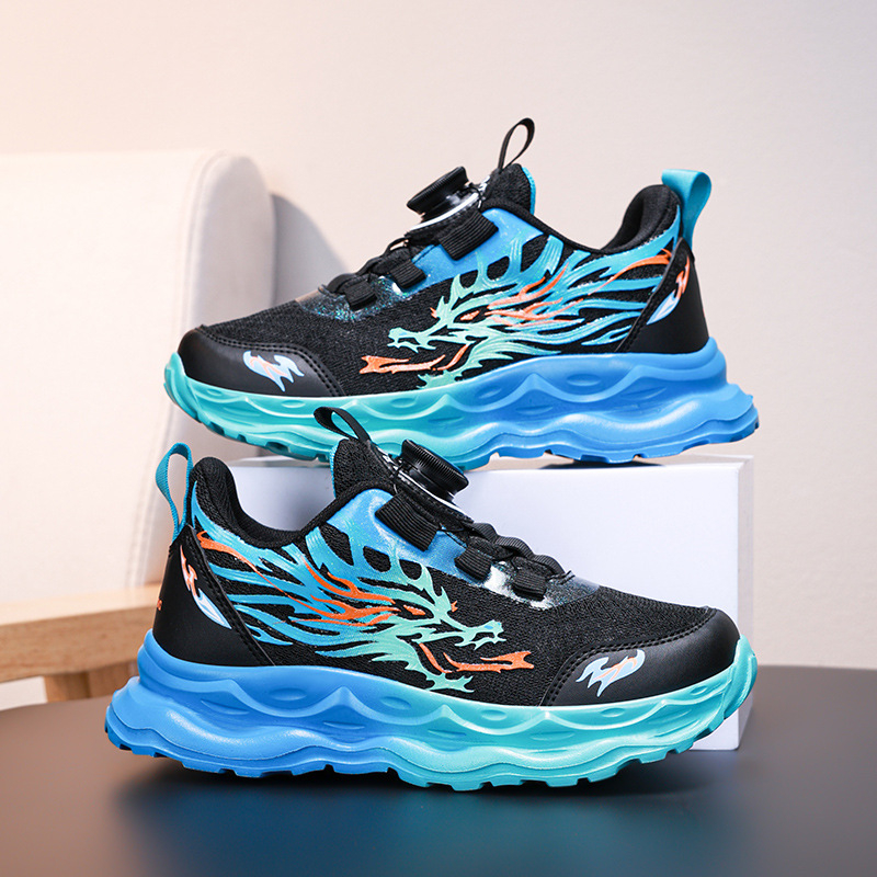 Bērnu skriešanas apavi ar sietveida augšdaļu, elpojoši, pretslīdes, nodilumizturīgi, MD zole, 4-16 gadu vecuma grupai