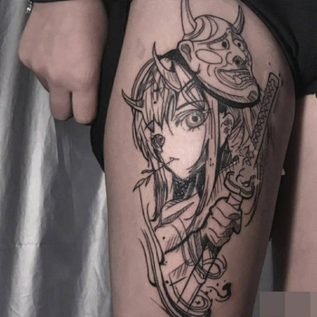 Feier Art αυτοκόλλητο για το σώμα – Ukiyo-e ιαπωνικού στυλ με φλοράλ μοτίβο για μισό μανίκι, αδιάβροχο, ανθεκτικό, χωρίς αντανακλάσεις, ημι-μόνιμο