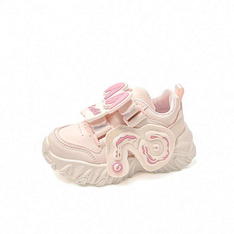 Bērnu sporta kurpes, PU augšējā daļa, gumijas zole, pretslīdēšana, silti un izturīgi, aizdare ar Velcro, bērniem 4–12 gadi