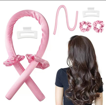 Yi yan Σύνολο χωρίς θερμότητα για μπούκλες με υφασμάτινο σφουγγάρι για φυσικά μεγάλα κύματα – χειροκίνητη επεξεργασία, Άνοιξη 2025, εργαλείο styling για γυναίκες