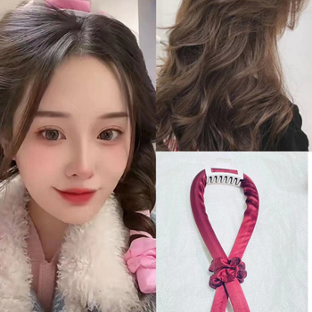 Yi yan Σύνολο χωρίς θερμότητα για μπούκλες με υφασμάτινο σφουγγάρι για φυσικά μεγάλα κύματα – χειροκίνητη επεξεργασία, Άνοιξη 2025, εργαλείο styling για γυναίκες