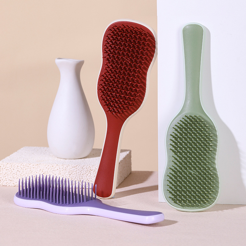 Su Di gaisa spilvens matu ķemme gludumam, ķemmēšanai un masāžai – plastmasa