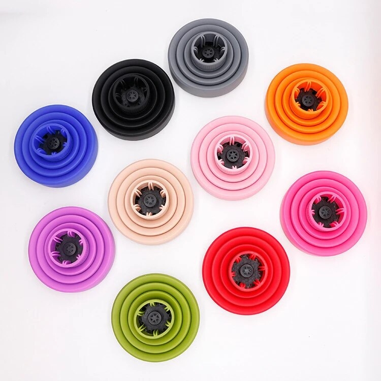 Nie Bao σιλικόνη αναδιπλούμενη κουκούλα για στεγνωτήρα μαλλιών, μοντέλο 161, βάρος 143 g