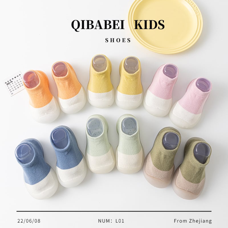 Bērnu apavi staigāšanai – mīksta zole, elpojošs kokvilnas augšējais materiāls, pretslīdēšanas zole, izšuvumi, 12–36 mēneši