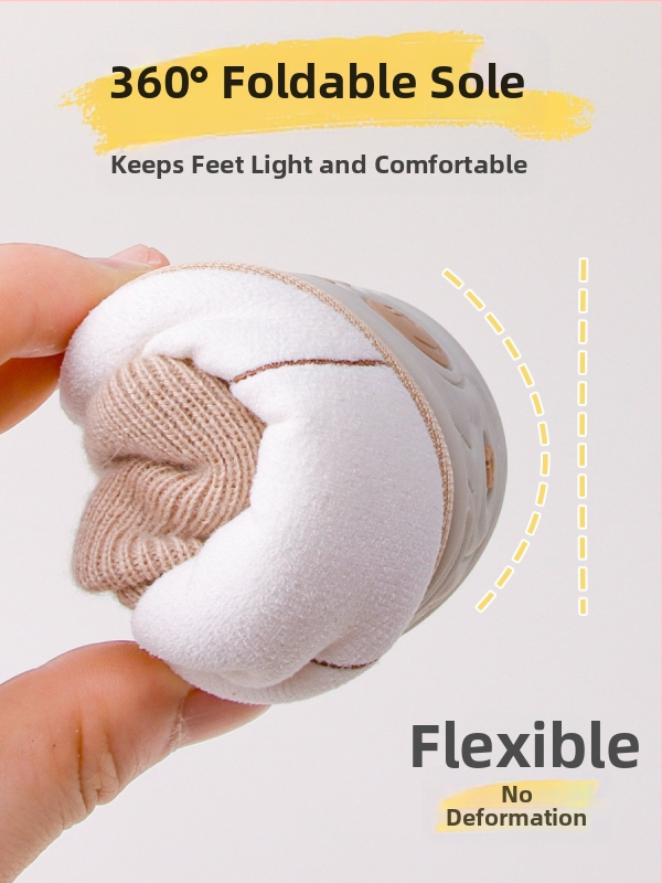 Badumao детски чорапи за бебета - карикатурен принт, памук, дишащи и попиват пот, унисекс, средна плътност, за деца 1-3 години, зима-есен-пролет