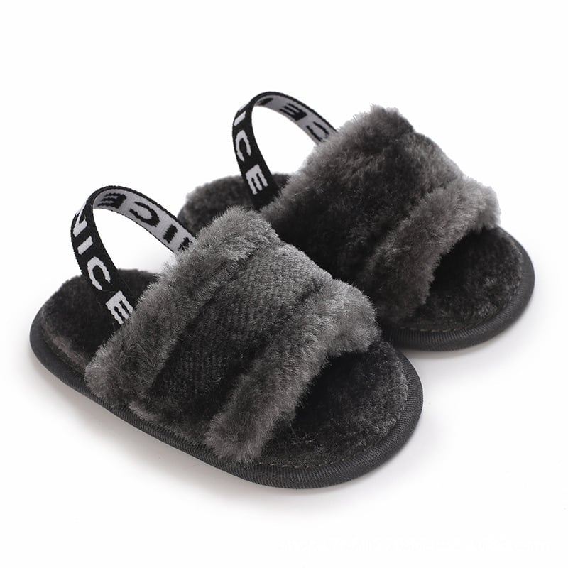 Zīdaiņu kurpītes ar mīkstu zolīti, pūkainu augšpusi, EVA iekšējā zole, PU iekšējais oderējums, iekšējai lietošanai