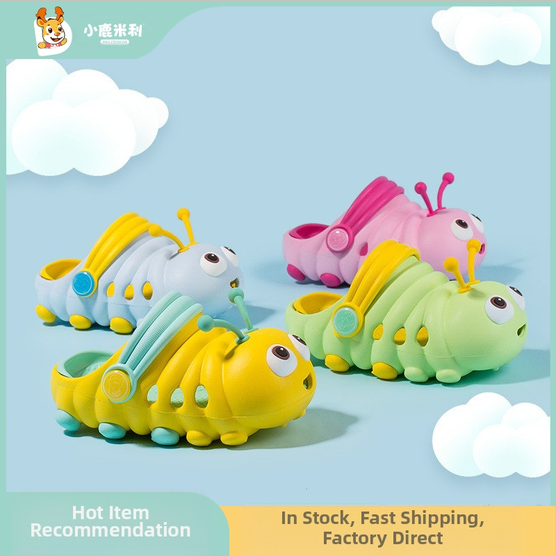 Bērnu kurpes ar caurumiem – Millie the Fawn, augšējais EVA, zole EVA, karikatūras raksts, reljefs, unisex, vasara, vecums 1-6