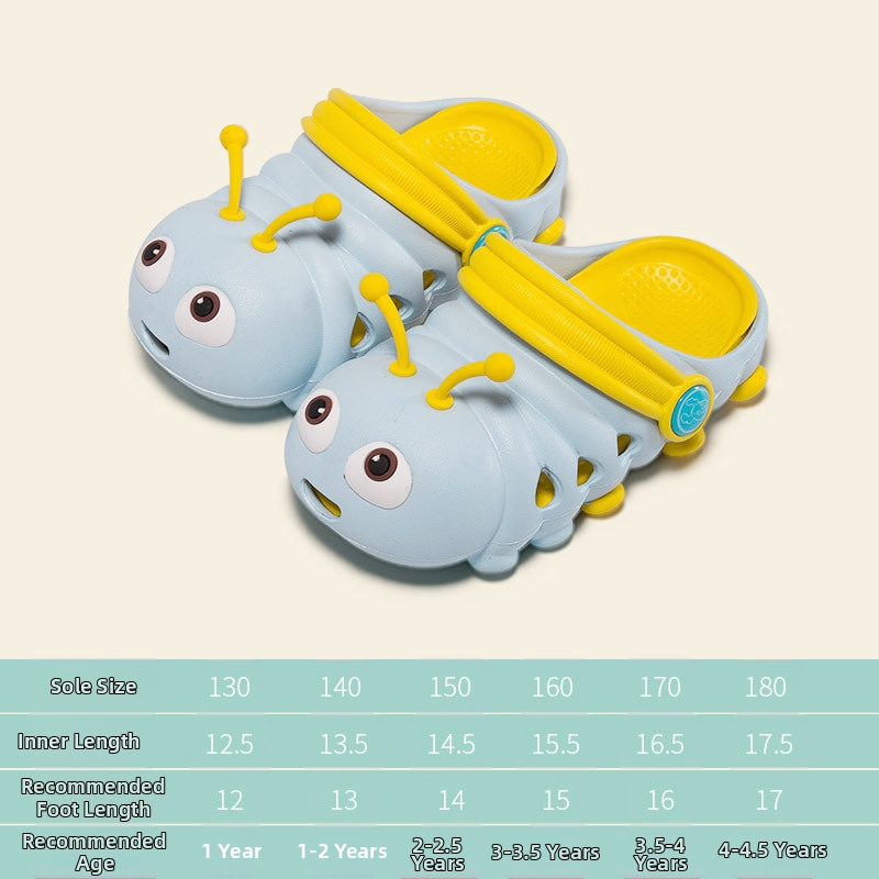 Bērnu kurpes ar caurumiem – Millie the Fawn, augšējais EVA, zole EVA, karikatūras raksts, reljefs, unisex, vasara, vecums 1-6