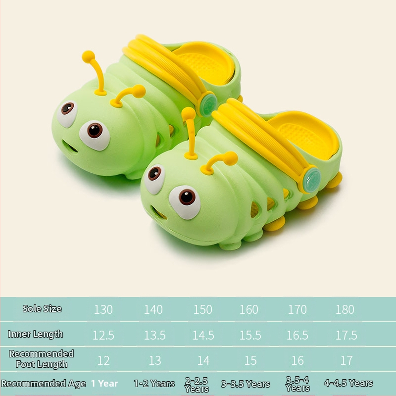 Bērnu kurpes ar caurumiem – Millie the Fawn, augšējais EVA, zole EVA, karikatūras raksts, reljefs, unisex, vasara, vecums 1-6