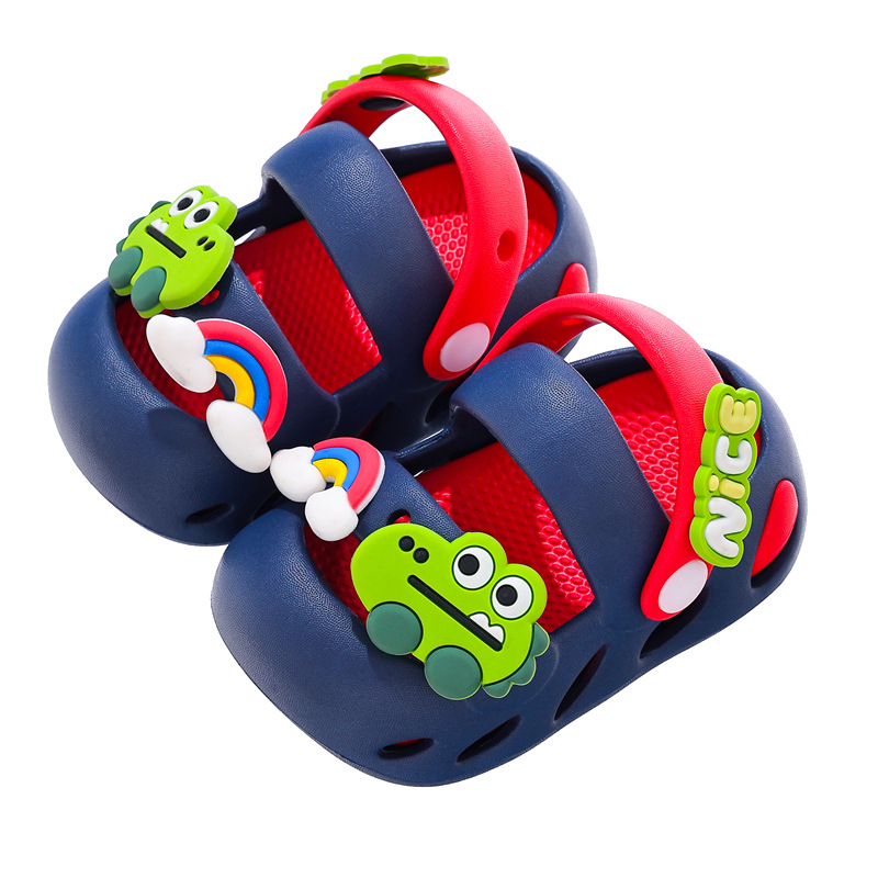 Bērnu vasaras sandales ar karikatūras rakstu - 1–12 gadi, augšējā EVA, zole EVA, karikatūras raksts, ātri žūst, elpojošas, pretslīdēšanas, izturīgas