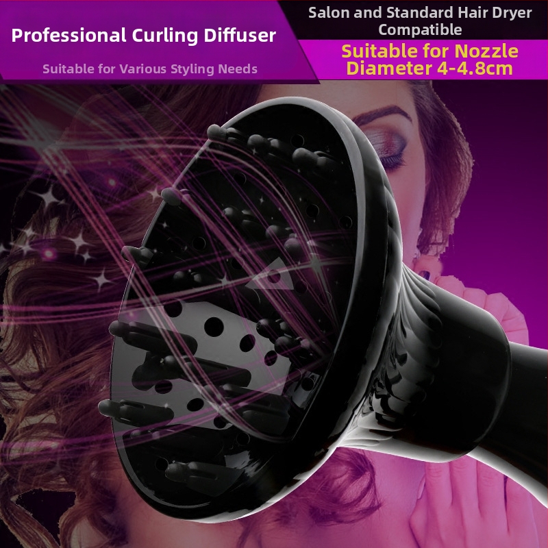 Αξεσουάρ στεγνωτήρα μαλλιών με διαχύτη και κάλυμμα, PC/ABS, Μοντέλο JY-808, Λειτουργίες: Στέγνωμα/Στιλίσιμο/Ρύθμιση, Βάρος 0,3 kg, Ευρεία διασύνδεση