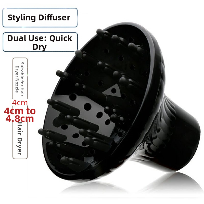 Αξεσουάρ στεγνωτήρα μαλλιών με διαχύτη και κάλυμμα, PC/ABS, Μοντέλο JY-808, Λειτουργίες: Στέγνωμα/Στιλίσιμο/Ρύθμιση, Βάρος 0,3 kg, Ευρεία διασύνδεση