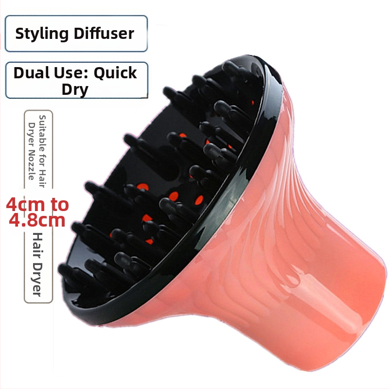 Αξεσουάρ στεγνωτήρα μαλλιών με διαχύτη και κάλυμμα, PC/ABS, Μοντέλο JY-808, Λειτουργίες: Στέγνωμα/Στιλίσιμο/Ρύθμιση, Βάρος 0,3 kg, Ευρεία διασύνδεση